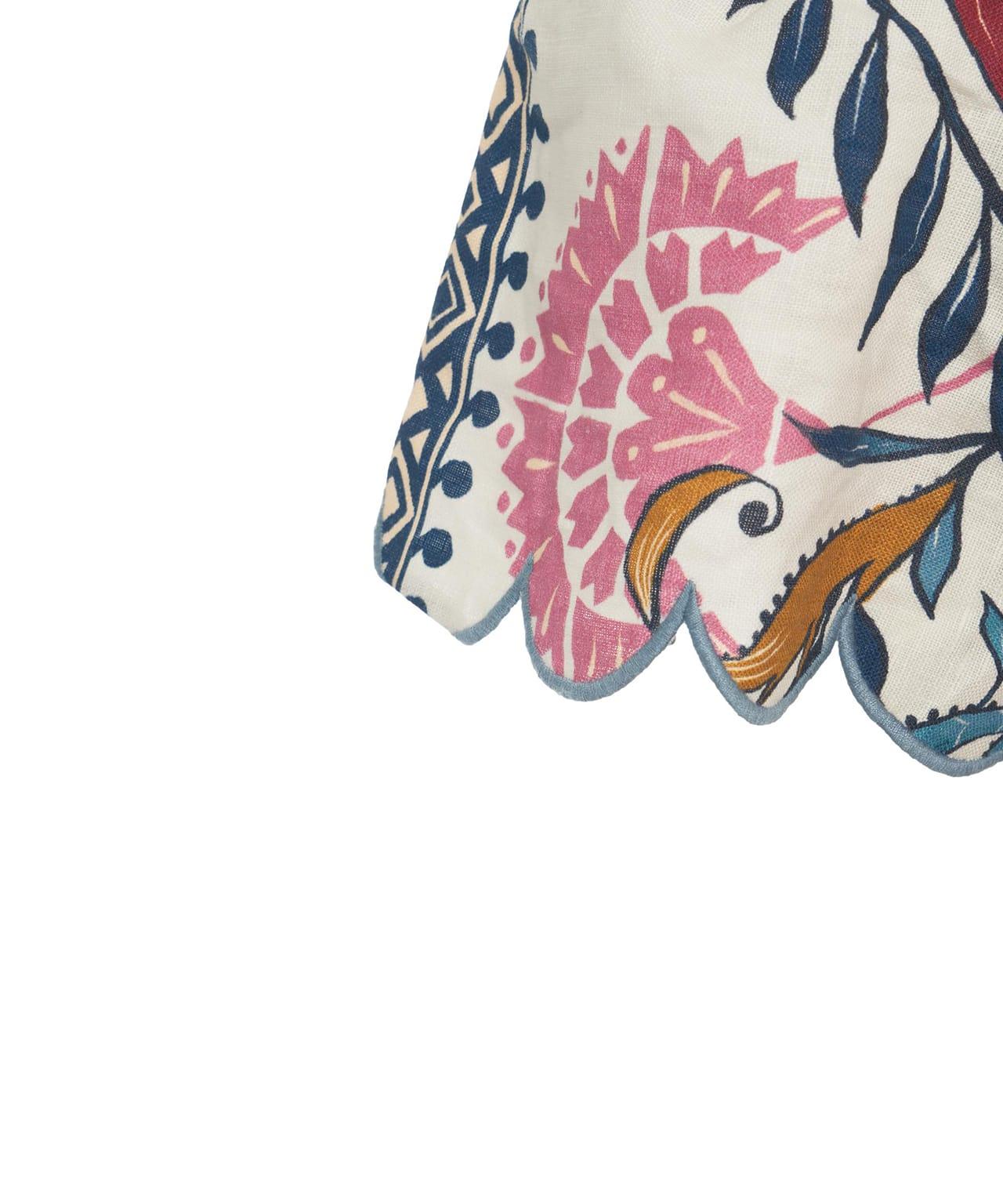 Maxi dress with print and cut-outs Product Image