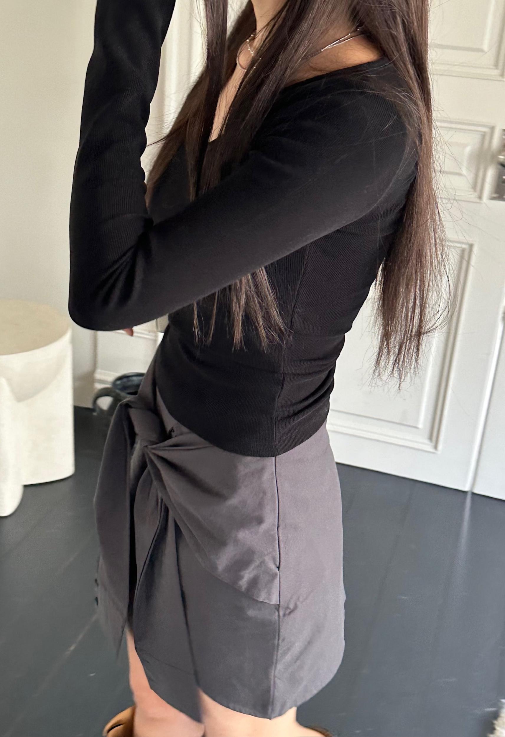 Taryn Grey Skirt/Top Product Image