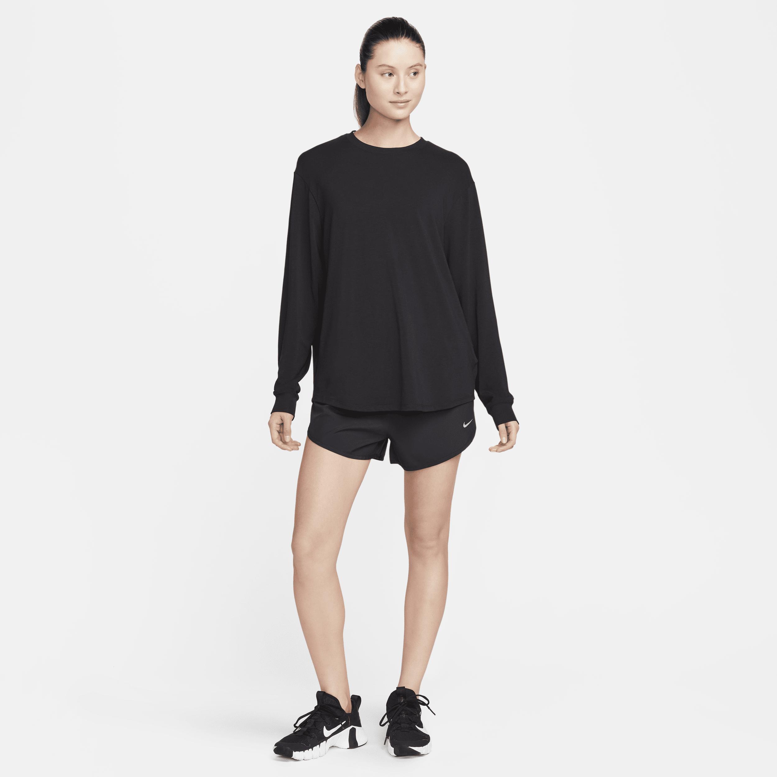 Nike Womens One Relaxed Dri-FIT Long-Sleeve Top | FN2817-010 Product Image