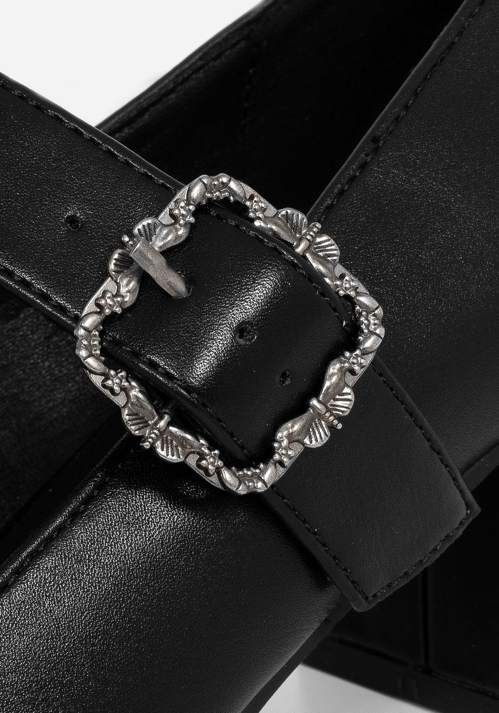 Hina Floral Buckle Mary Jane Shoes Product Image