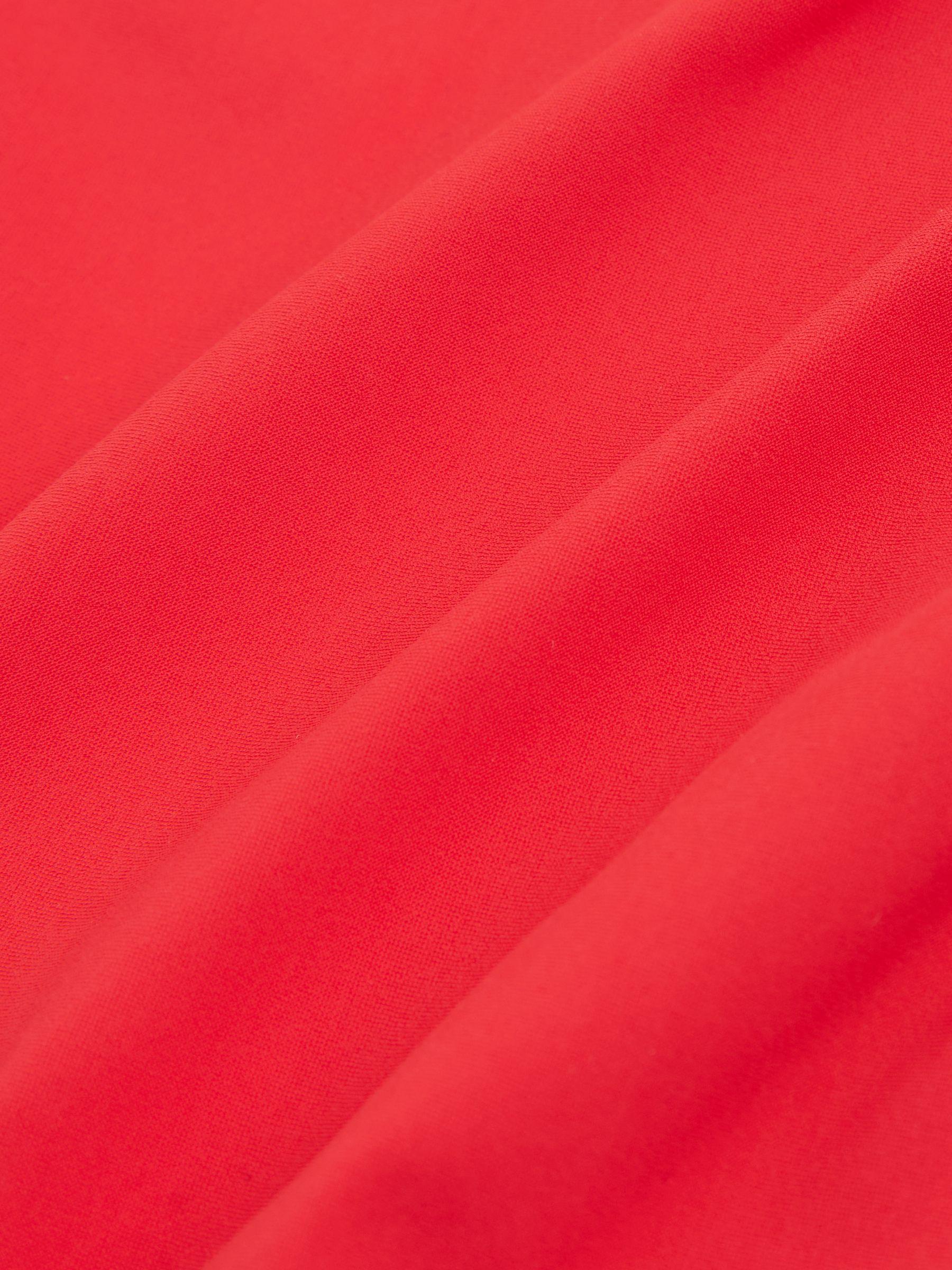 High Cut Bikini Bottoms in Coral Red Product Image