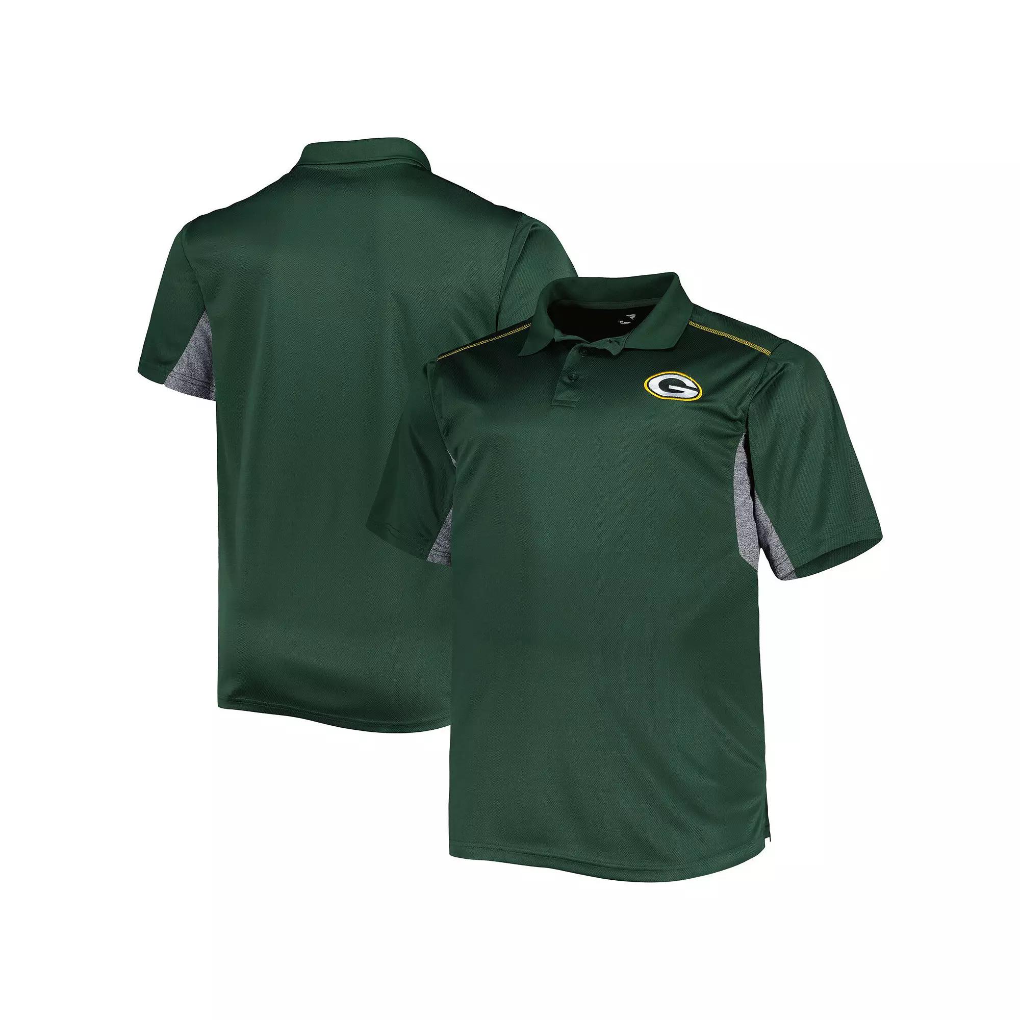 Men's Green Green Bay Packers Big & Tall Team Color Polo, Size: 5XB Product Image