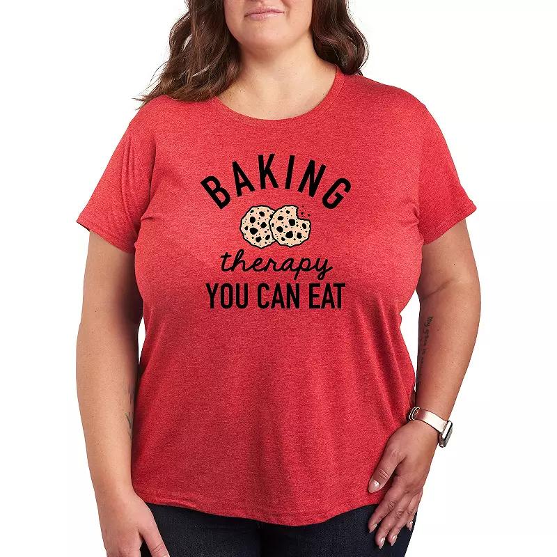 Plus Baking Therapy Graphic Tee, Women's,  Product Image