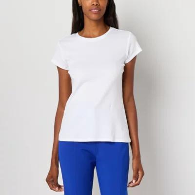 Liz Claiborne Womens Crew Neck Short Sleeve T-Shirt Product Image