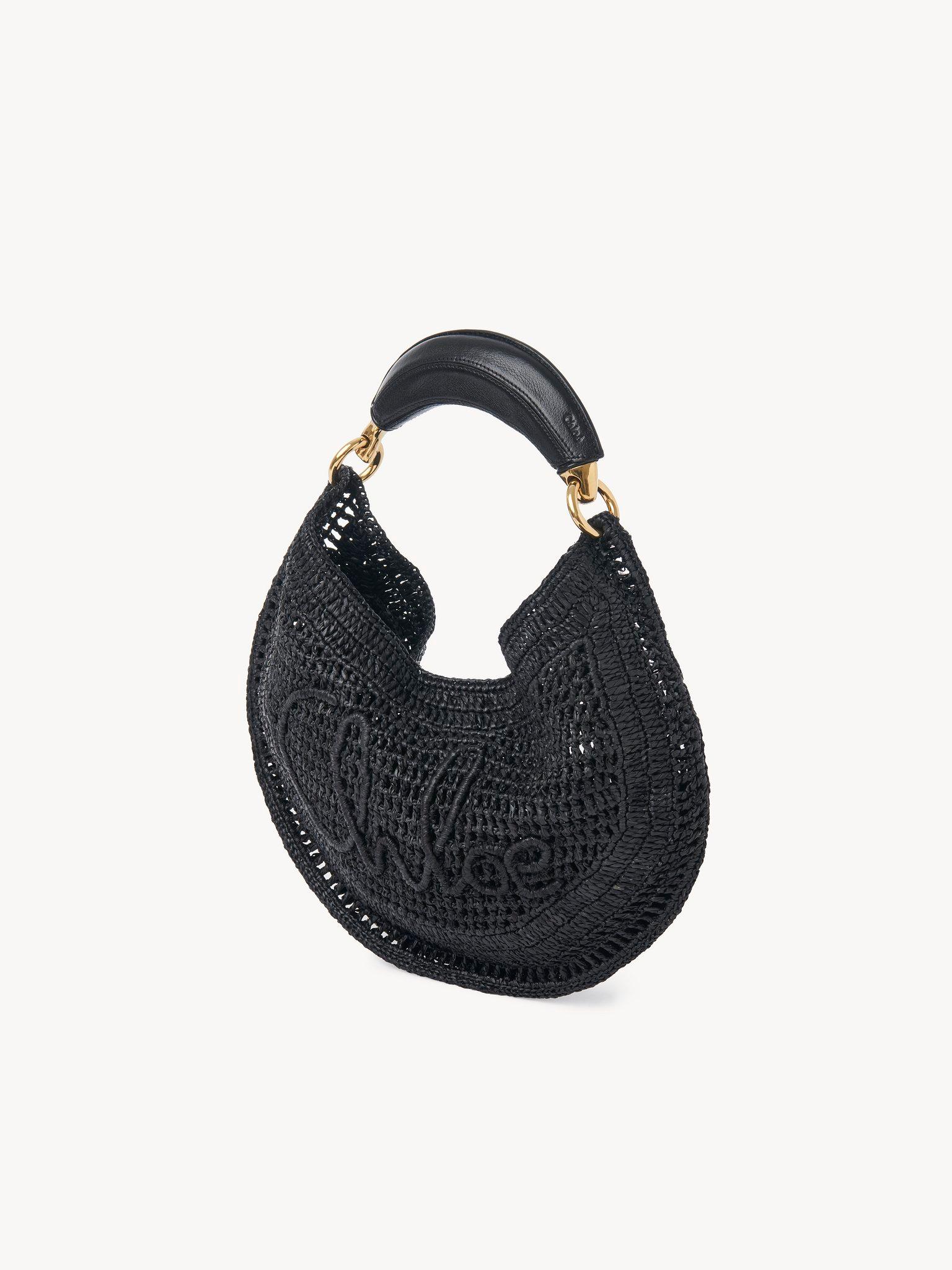 Summer Banana hobo bag in raffia Product Image