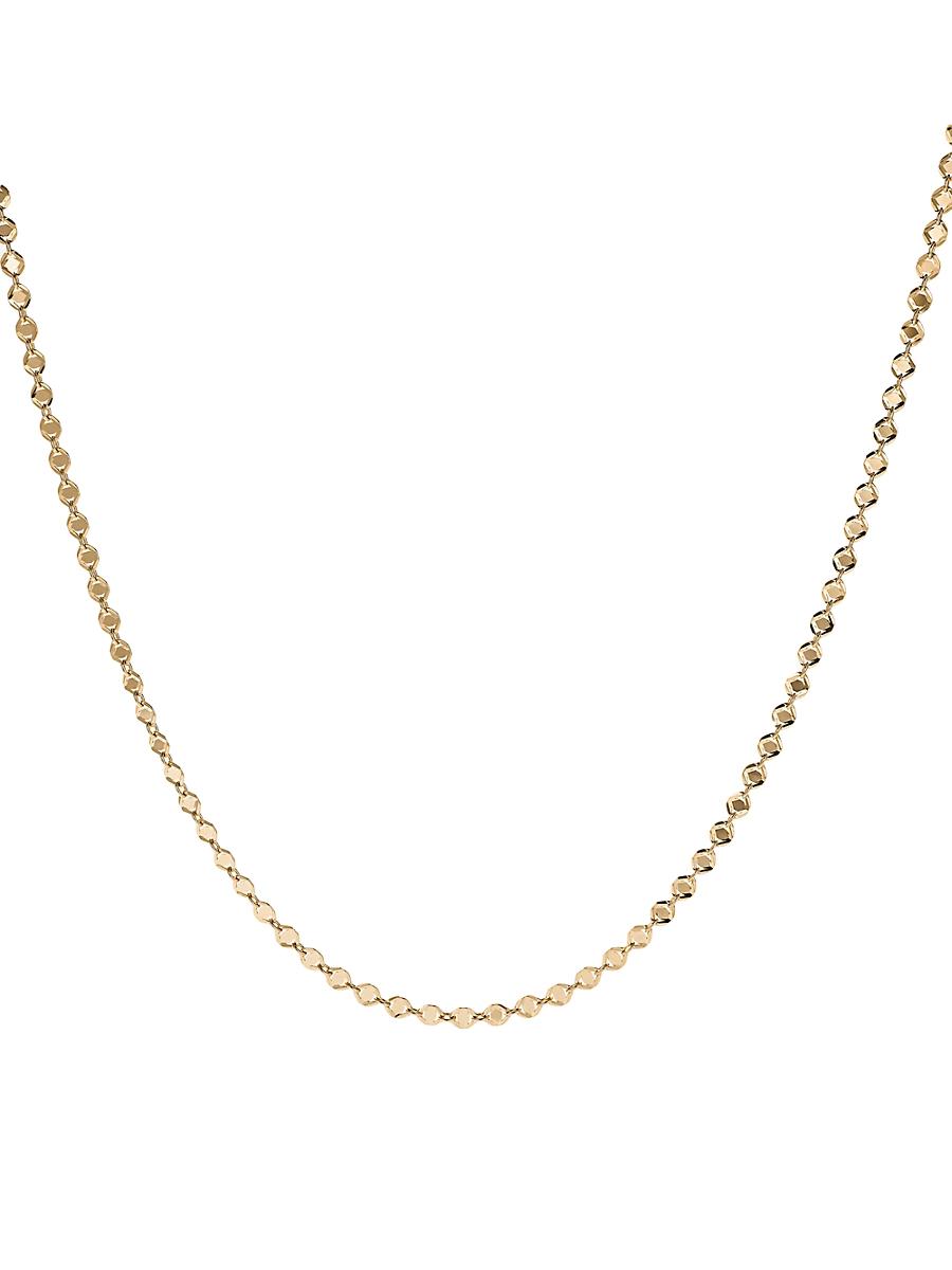 Womens 14K Yellow Gold Miami Link Choker Product Image
