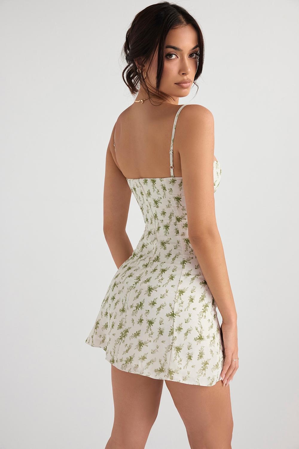 Christiana  garden print mini dress Product Image