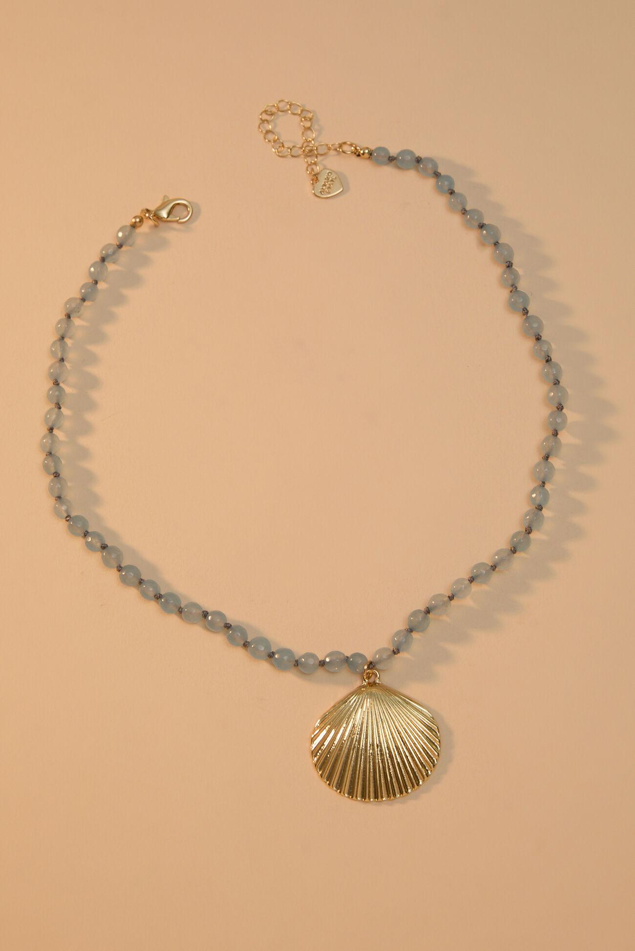 Scallop Shell Beaded Necklace Product Image