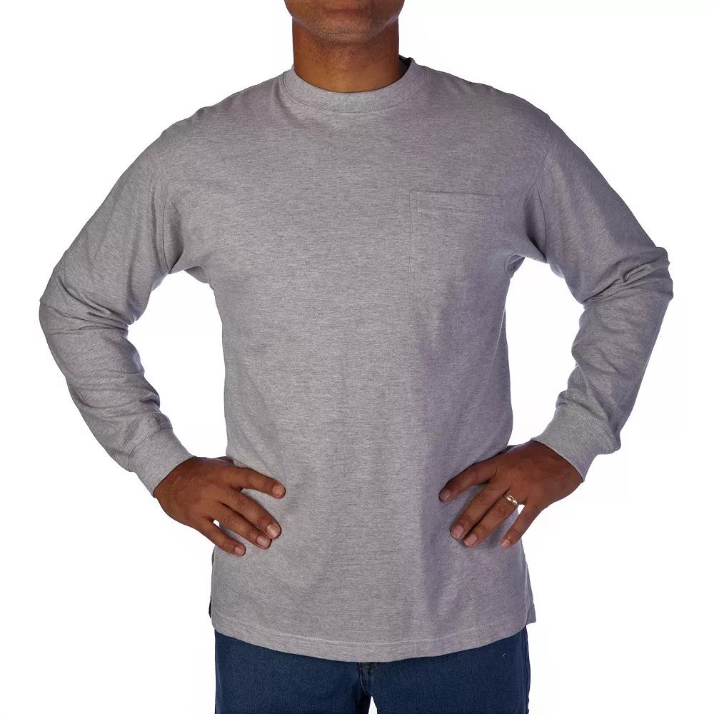 Men's Smith's Workwear Extended-Tail Pocket Tee,  Product Image