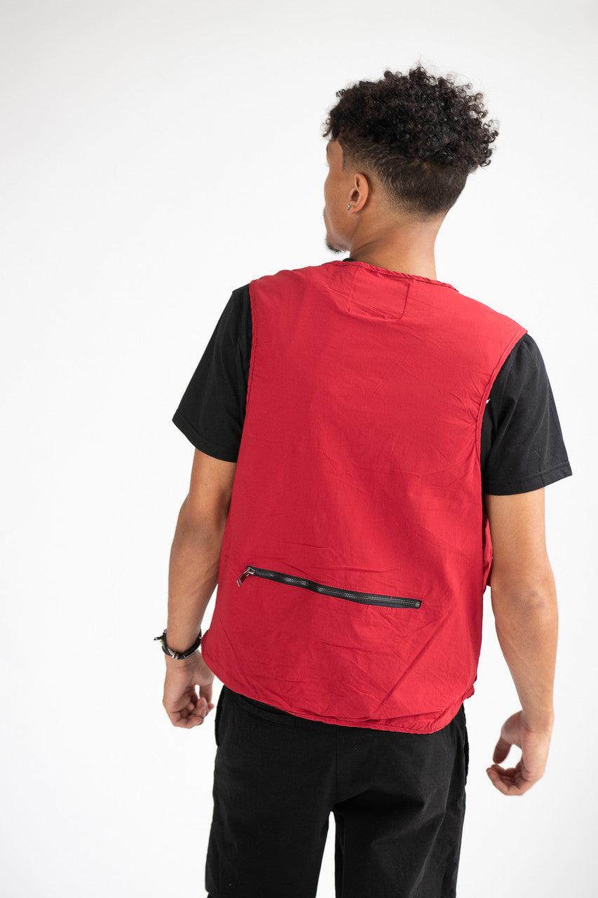Red Cargo Vest Product Image