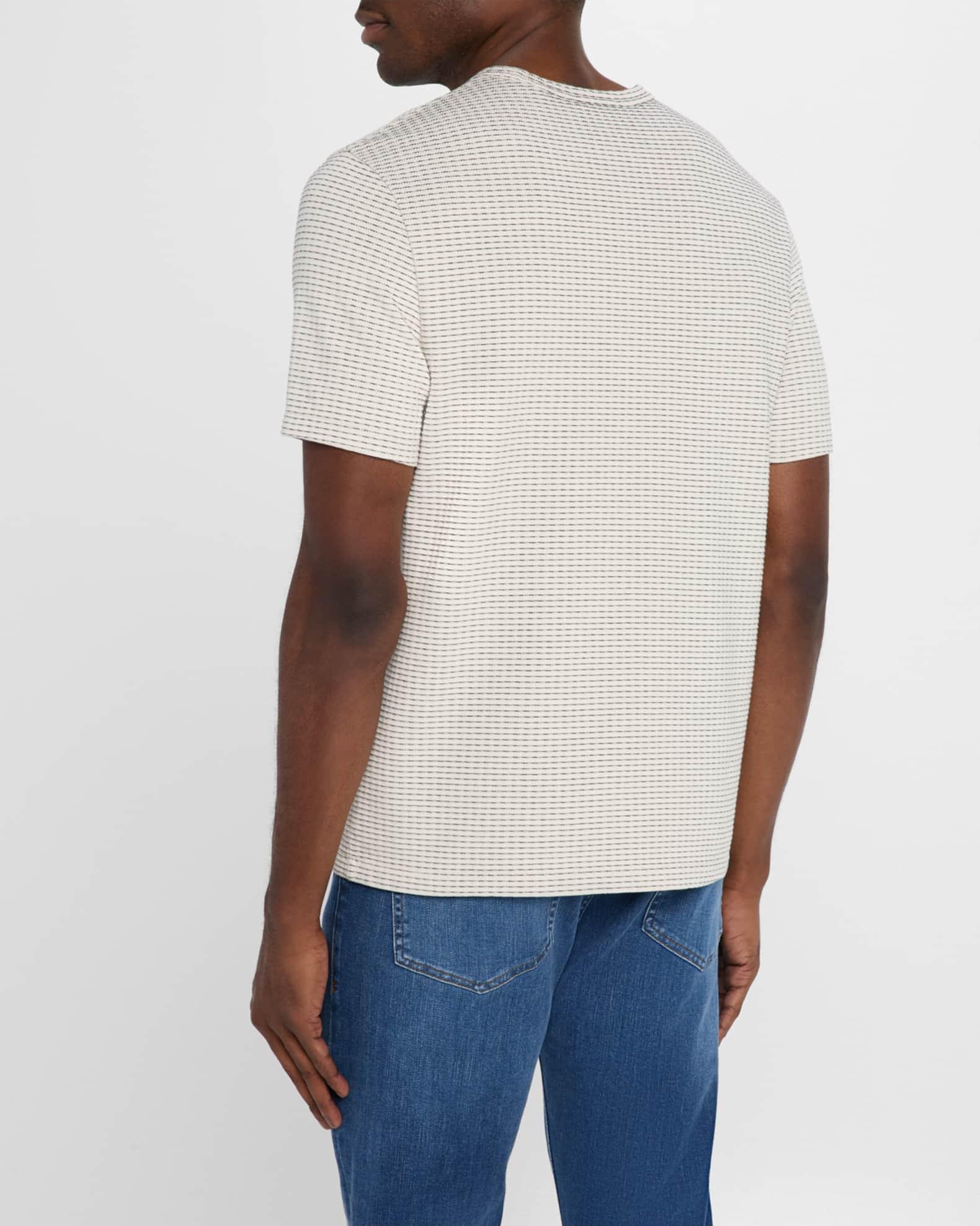 Men's Jacquard Striped T-Shirt Product Image