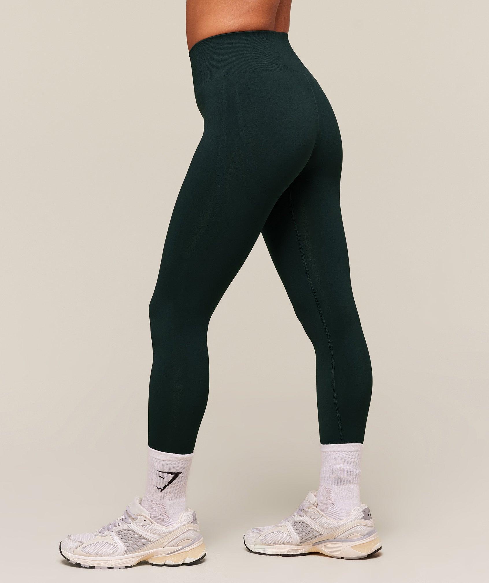 Gymshark Everyday Seamless Graphic Leggings - Darkest Teal Female Product Image