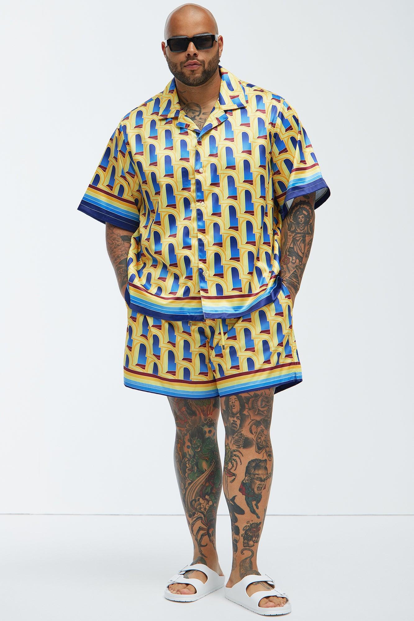 The Colosseum Shirt - Yellow/combo Product Image