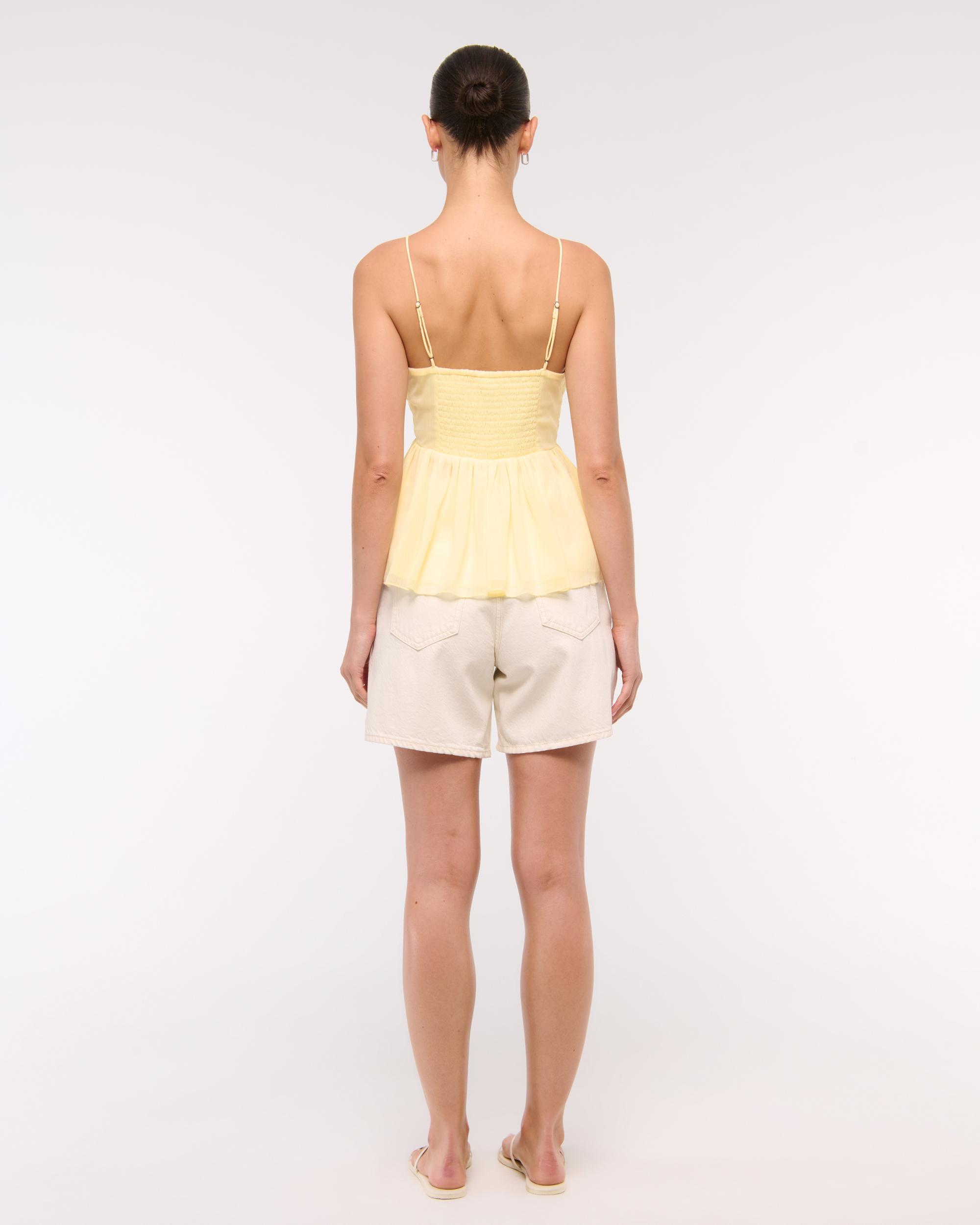 V-Neck Ruched Cami Product Image