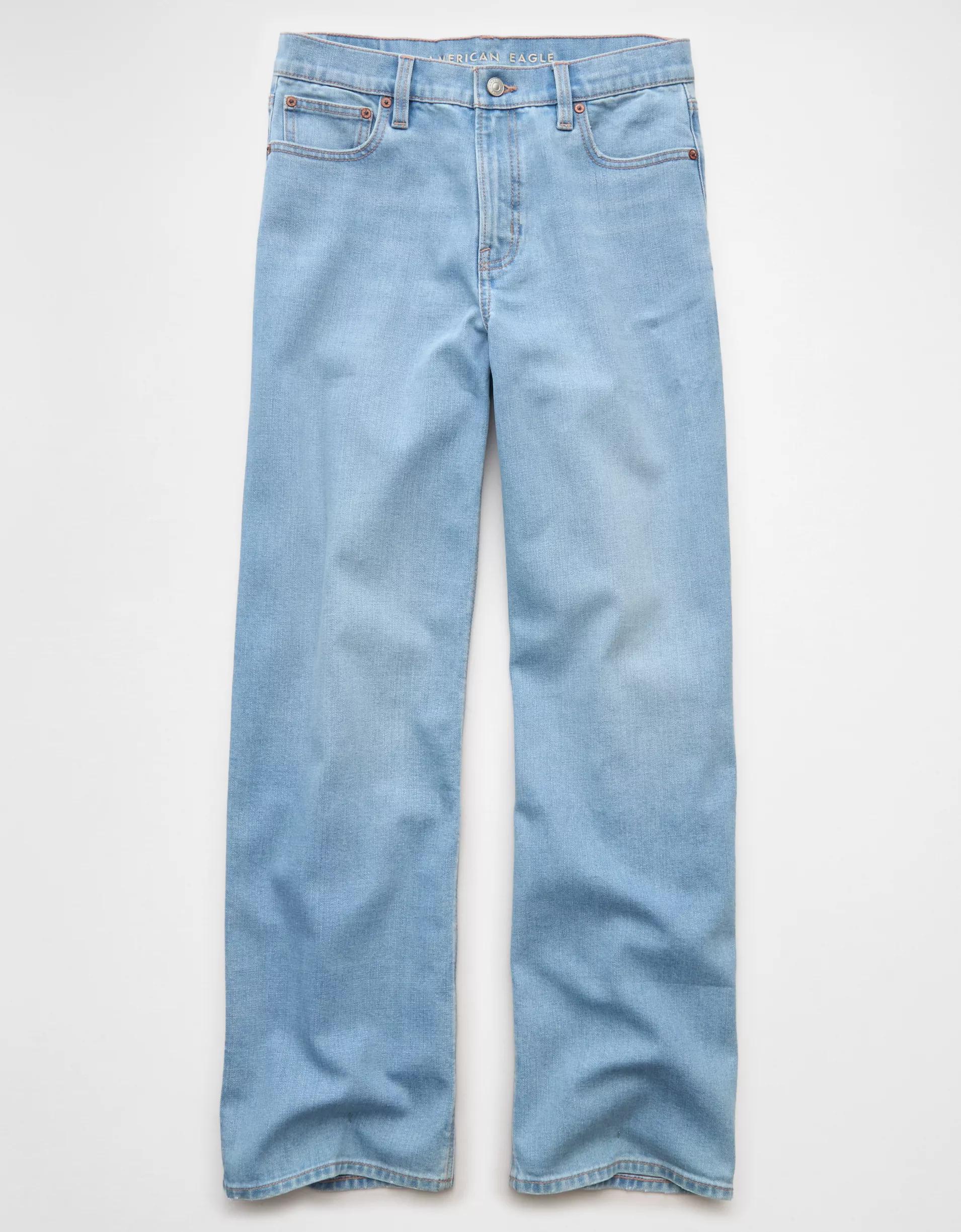AE Stretch High-Waisted Stovepipe Jean Product Image