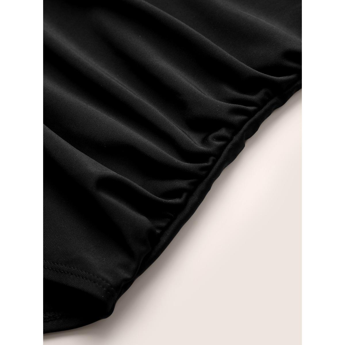 Plus Size Leopard Patchwork Bowknot Side One Piece Swimsuit Women's Swimwear Leopard Beach Non Curve Bathing Suits High stretch One Pieces BloomChic 28/5X Product Image