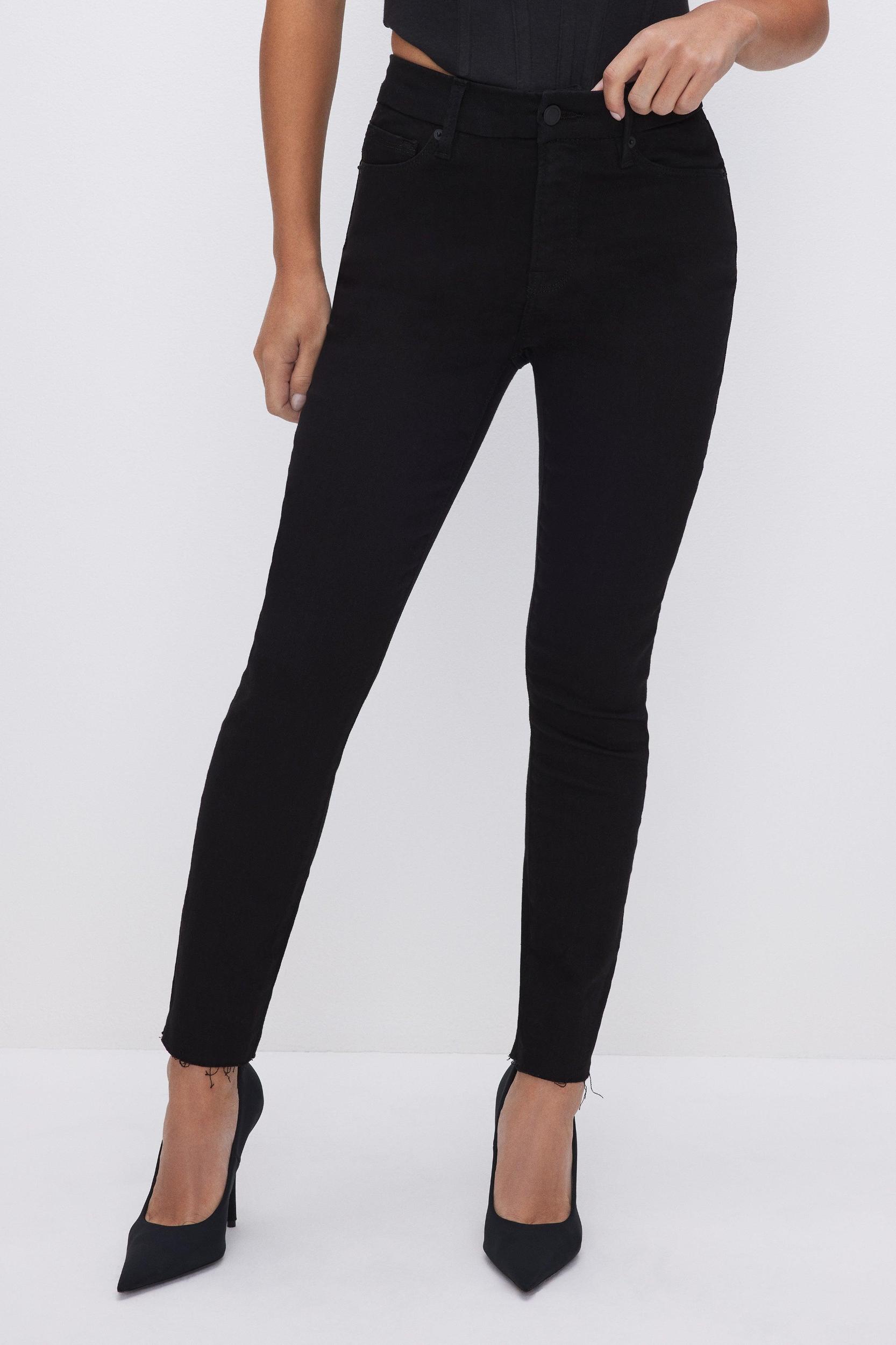 GOOD PETITE SKINNY NEVER FADE JEANS | BLACK001 Product Image