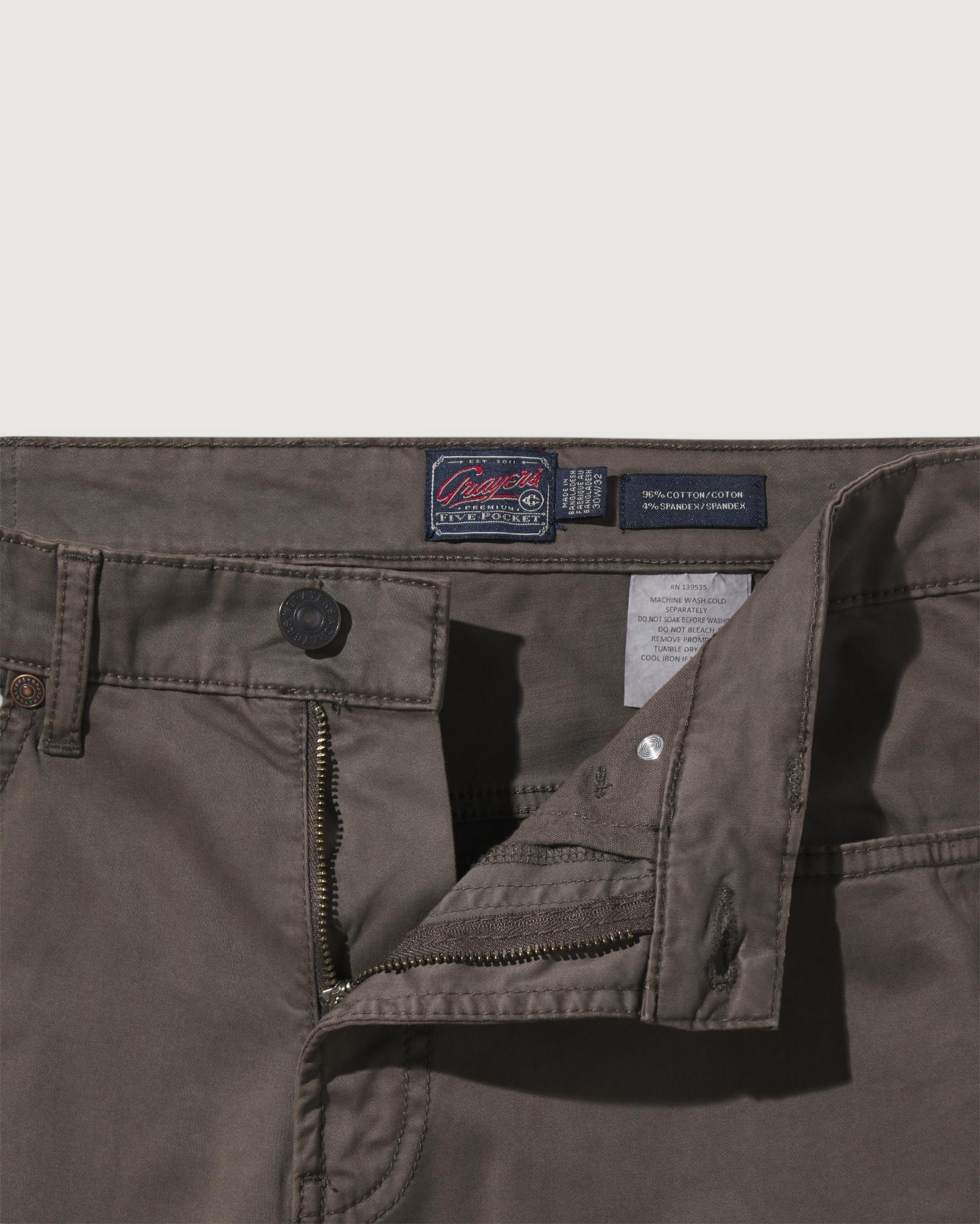 Alternative Stretch Slim Fit 5 Pocket - Gunmetal Product Image