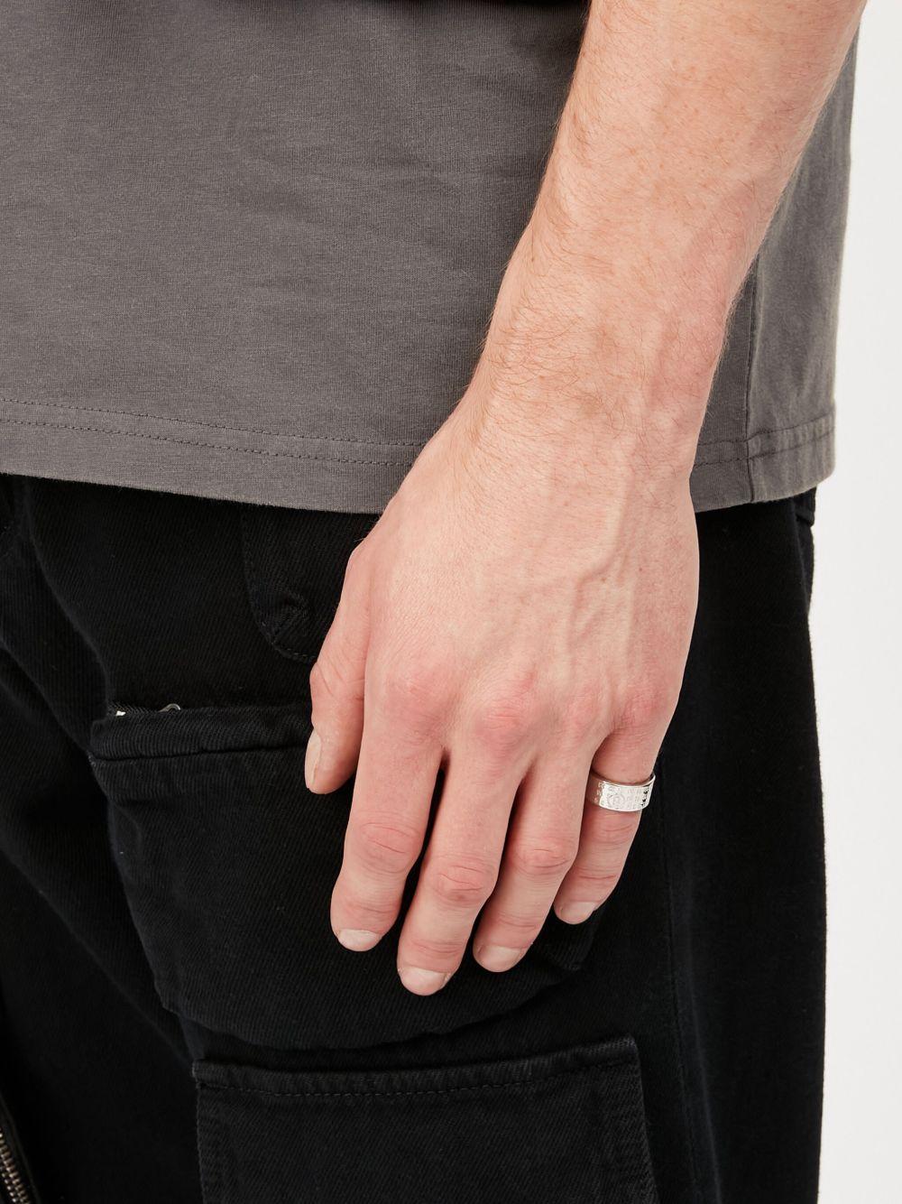 Numeric engraved polished ring Product Image