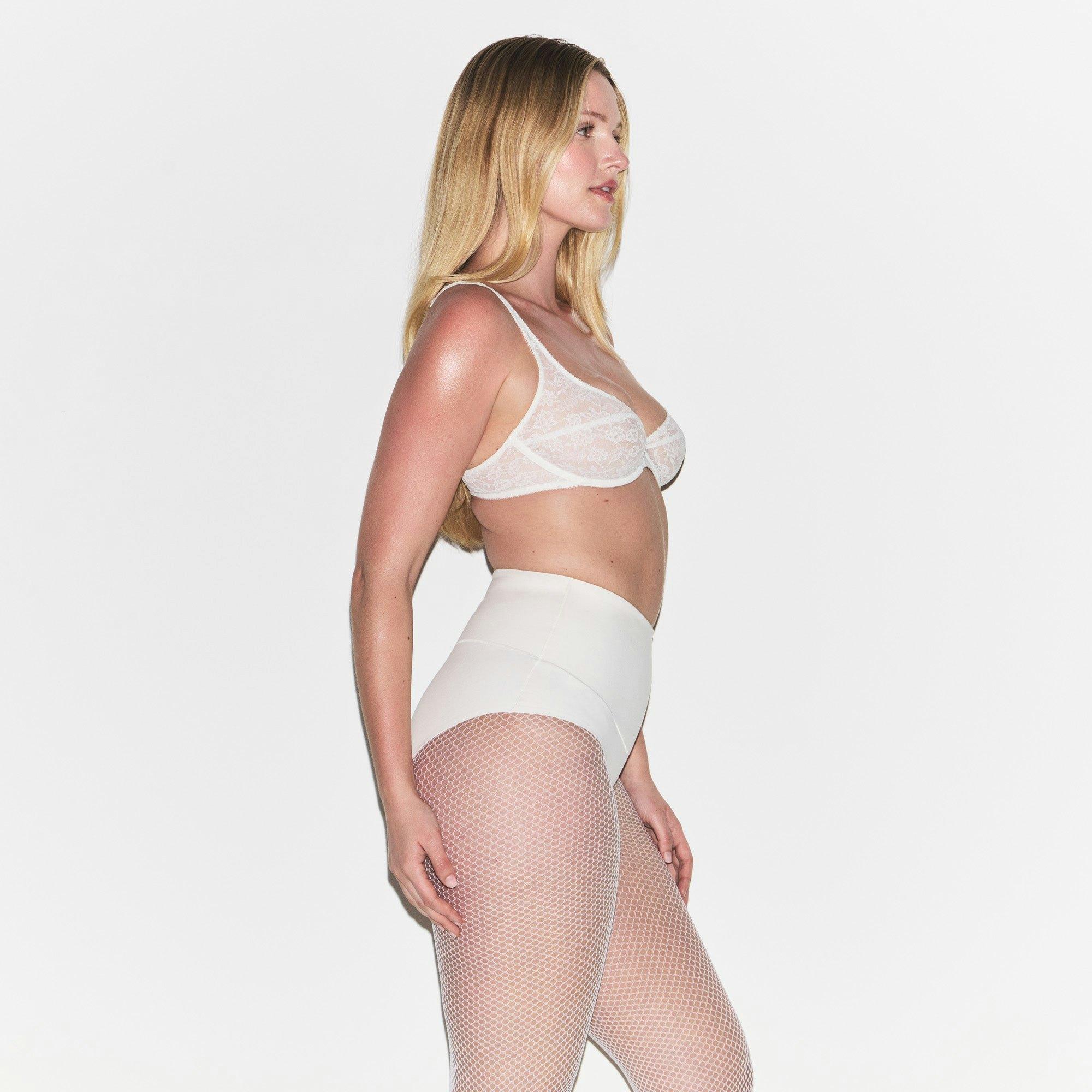 VINTAGE BRAS LACE UNLINED BRA | MARBLE Product Image