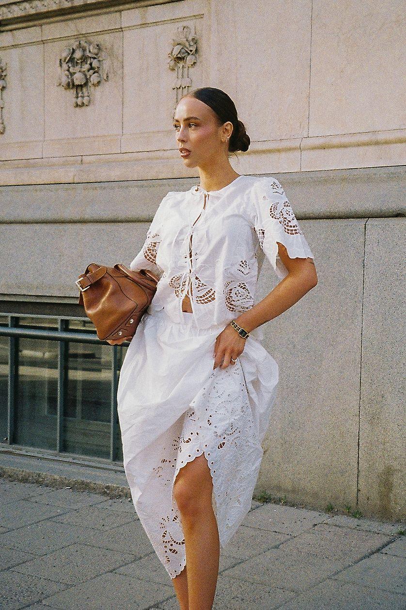 Anglais Tie Front Blouse Product Image