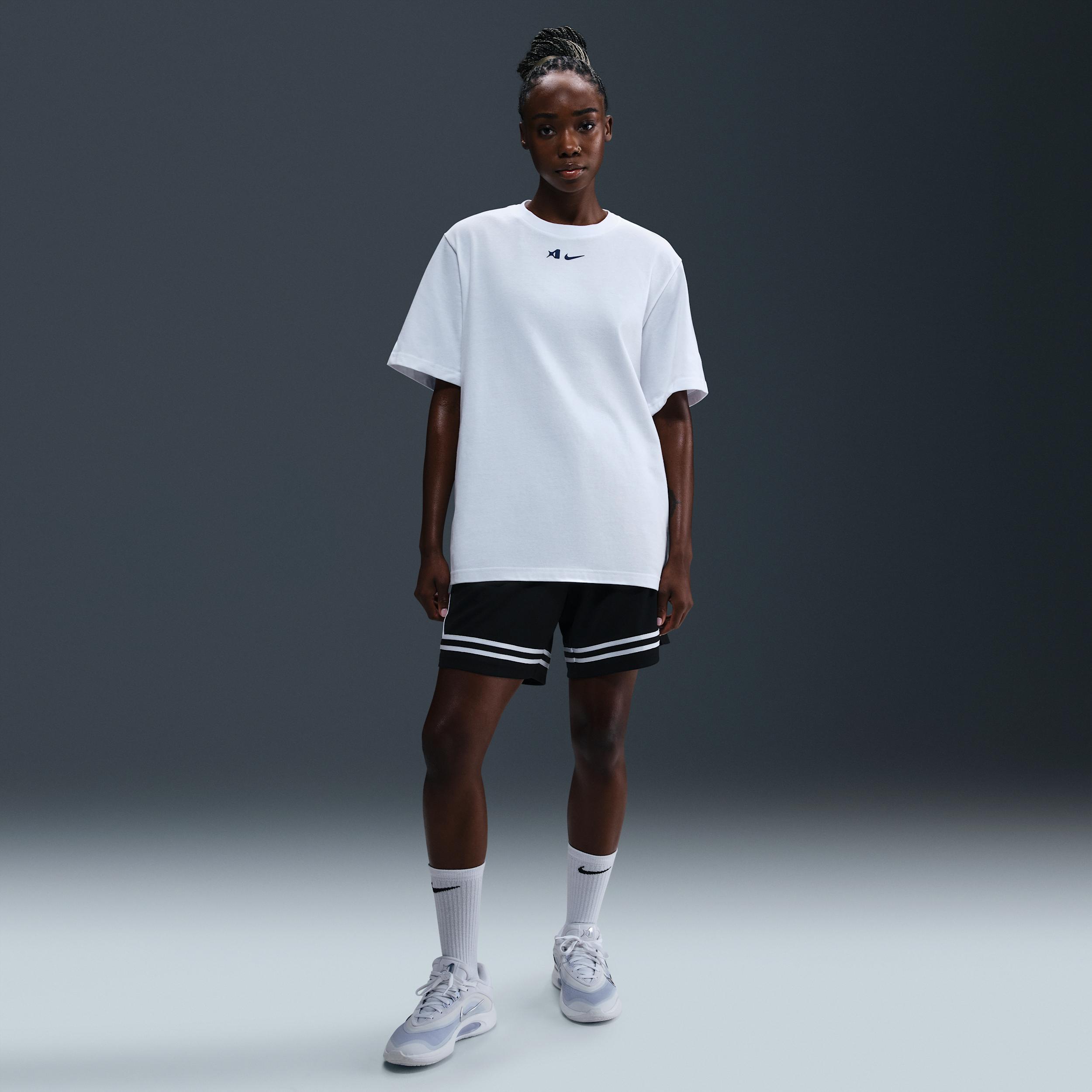 Nike Womens Aja Wilson Loose Short-Sleeve T-Shirt | HQ1696-011 Product Image