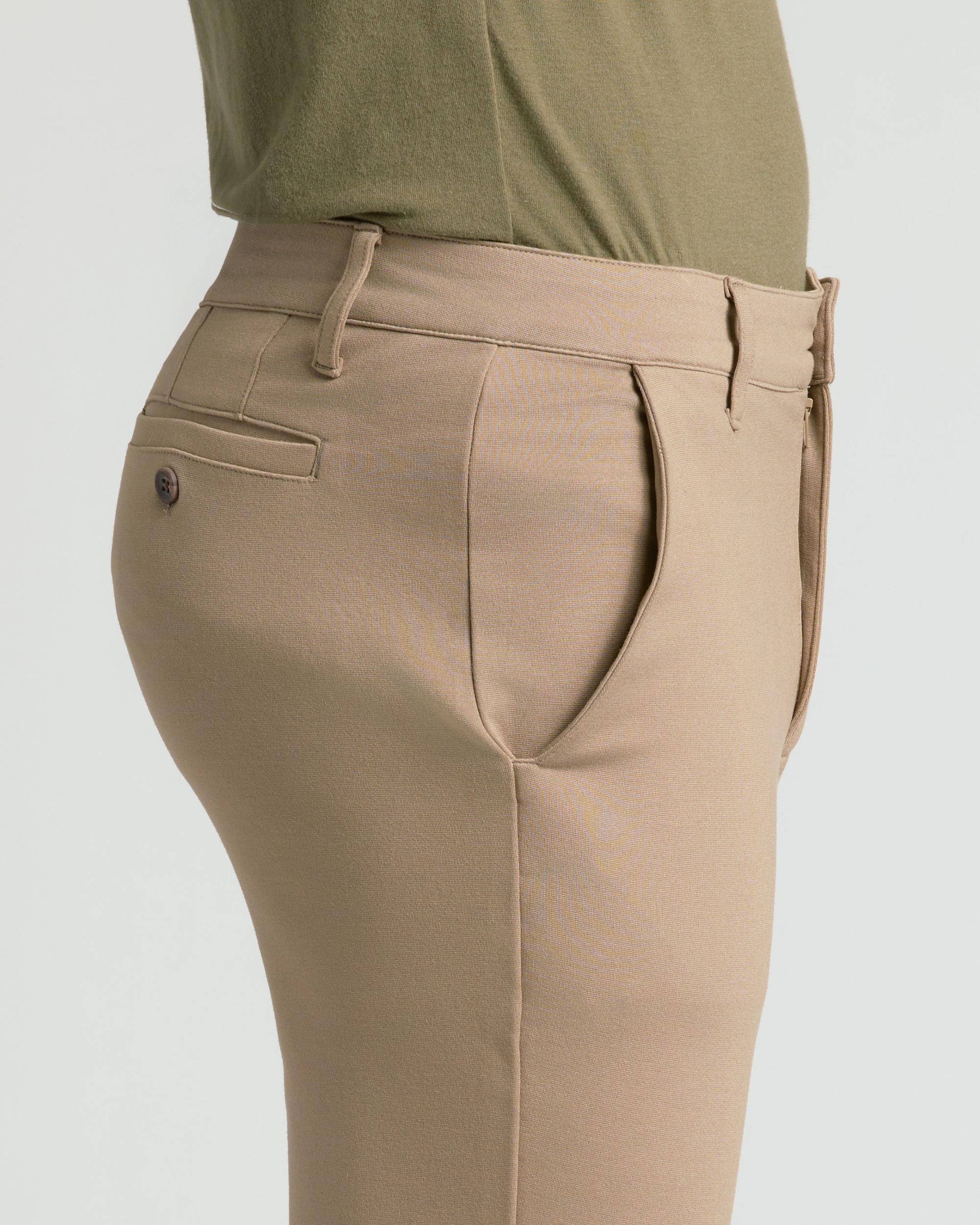 Khaki Slim Comfort Knit Chino Pant Product Image