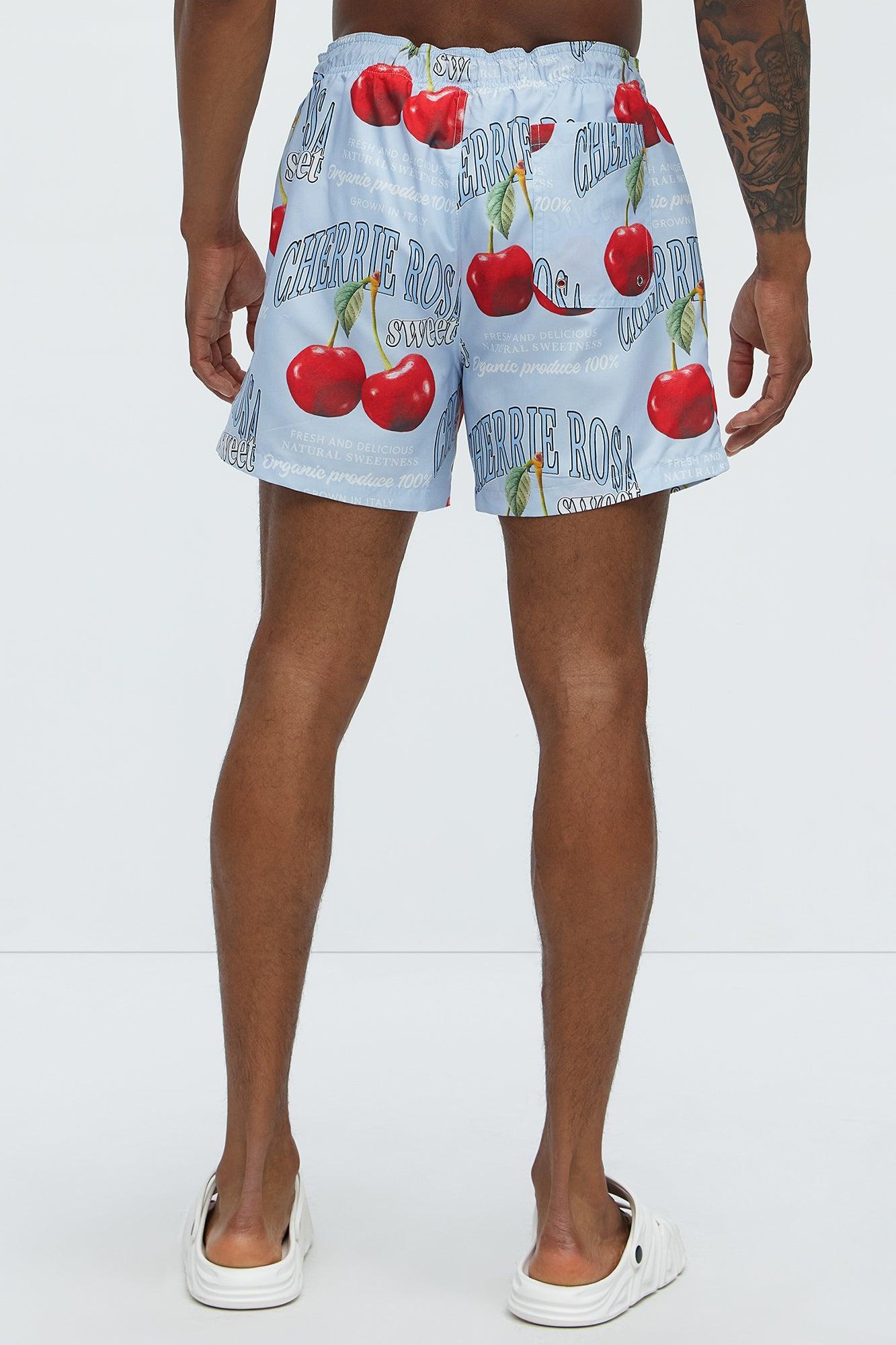 Cherrie Rosa Swim Mid Trunk - Multi Color Product Image