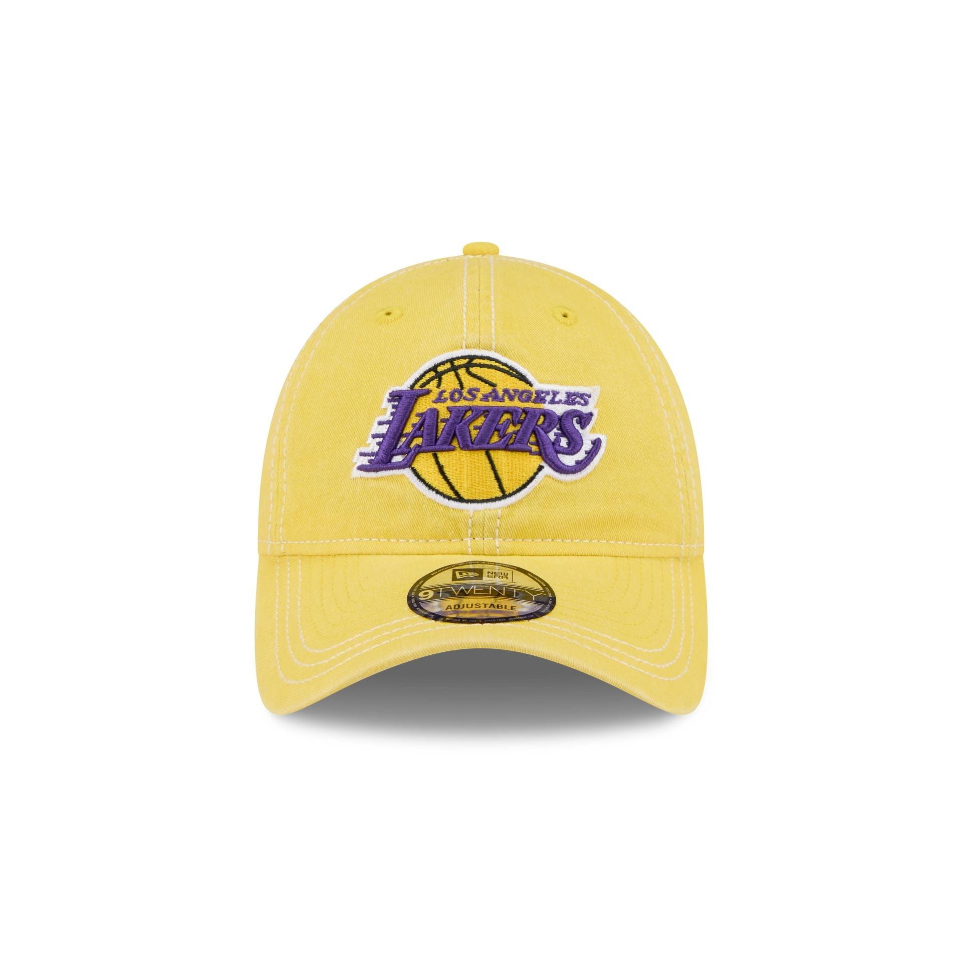 Los Angeles Lakers Washed Contrast 9TWENTY Adjustable Hat Male Product Image
