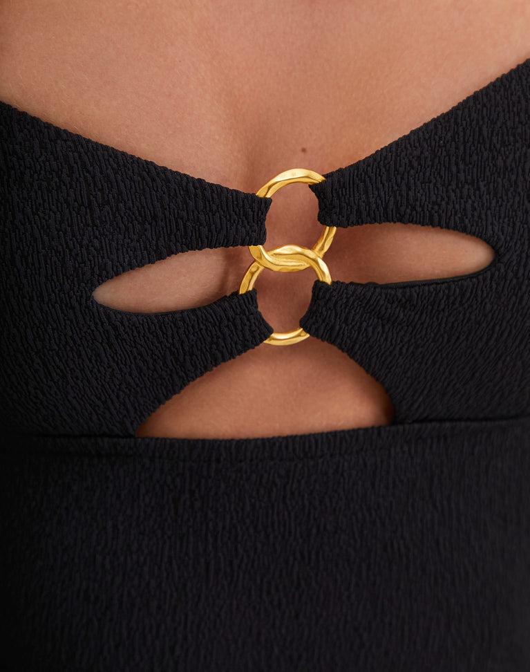 Firenze Jolie Bodycon Dress - Black Product Image