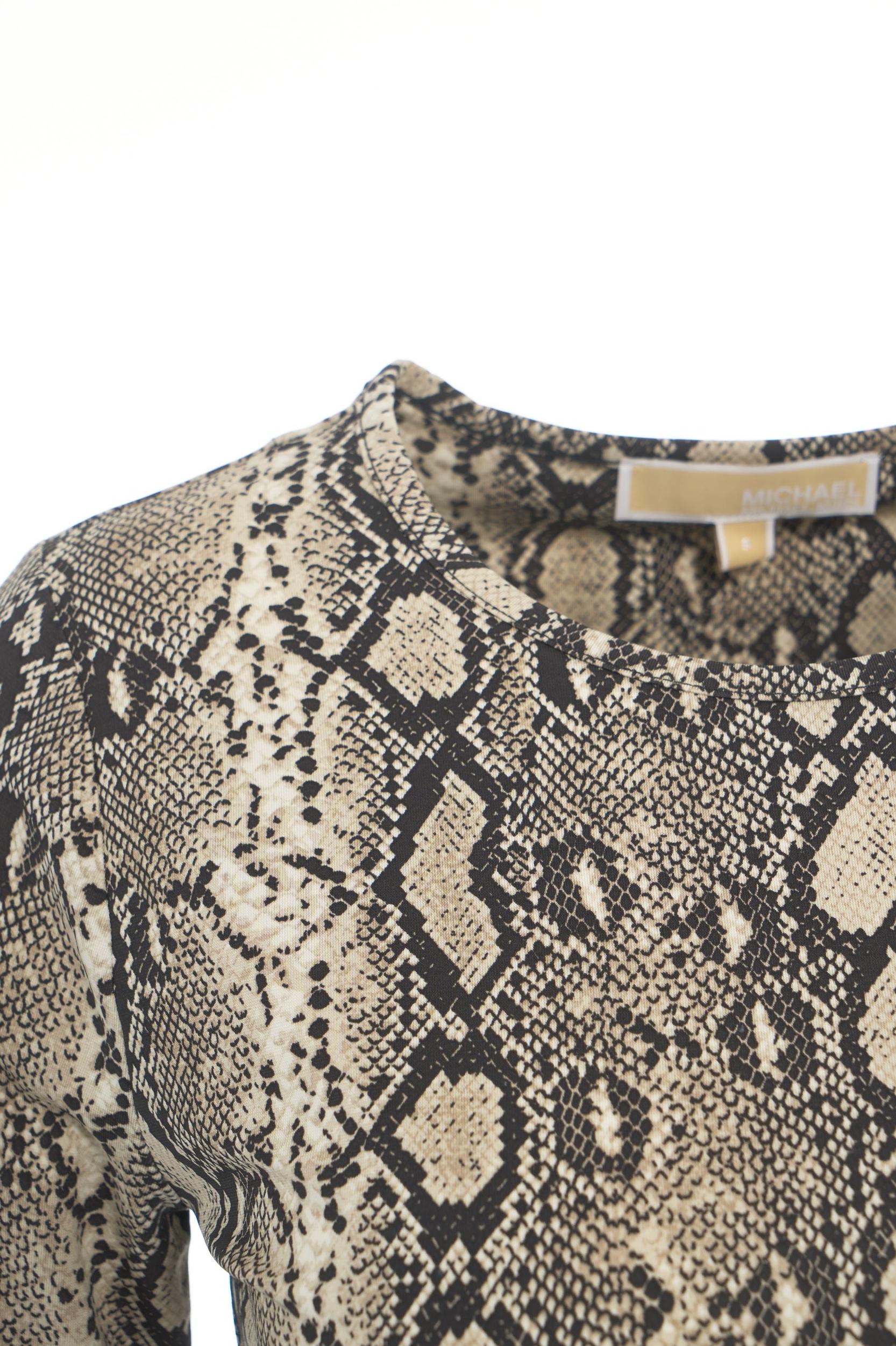 Knit Pullover with Animal Print Product Image