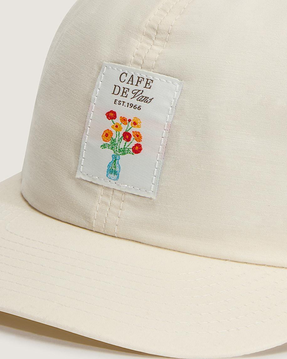 Cafe Vans Snapback Hat in Marshmallow White| Vans US Product Image