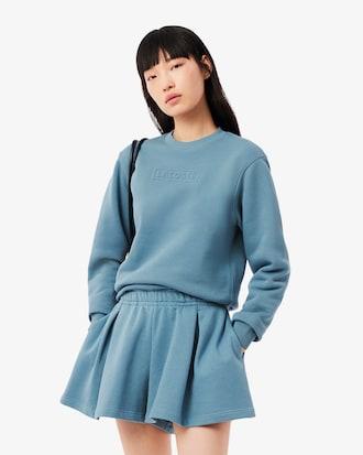 Embossed Logo Cotton Sweatshirt Product Image