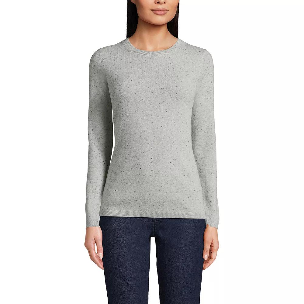 Women's Lands' End Crewneck Cashmere Sweater,  Product Image