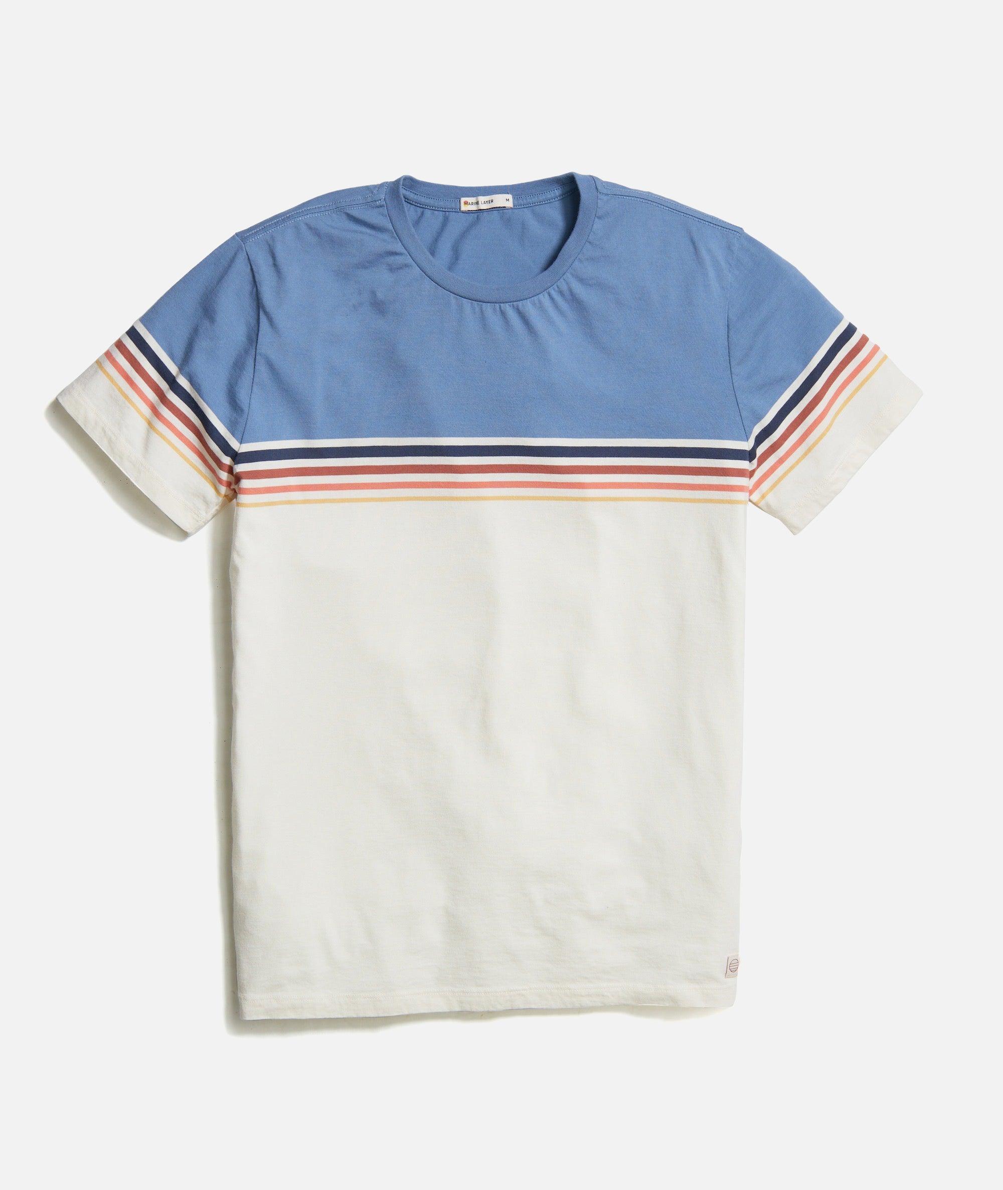 Signature Crew Stripe Tee Product Image