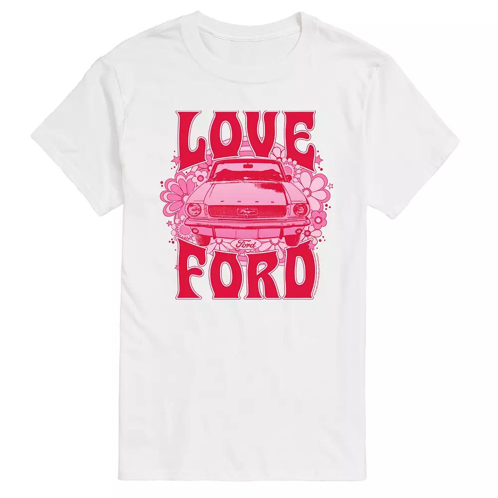 Big & Tall Ford Mustang Love Ford Graphic Tee, Men's,  Product Image