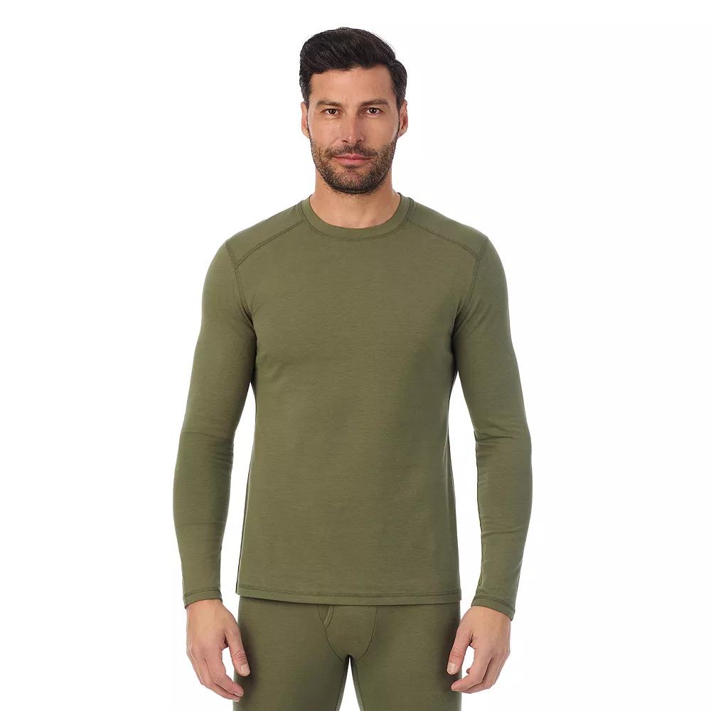 Men's Cuddl Duds® Midweight Cottonwear Performance Base Layer Crew Top,  Product Image