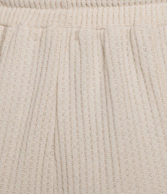 C&V Chelsea & Violet Waffle Wide Leg Coordinating Pants Product Image