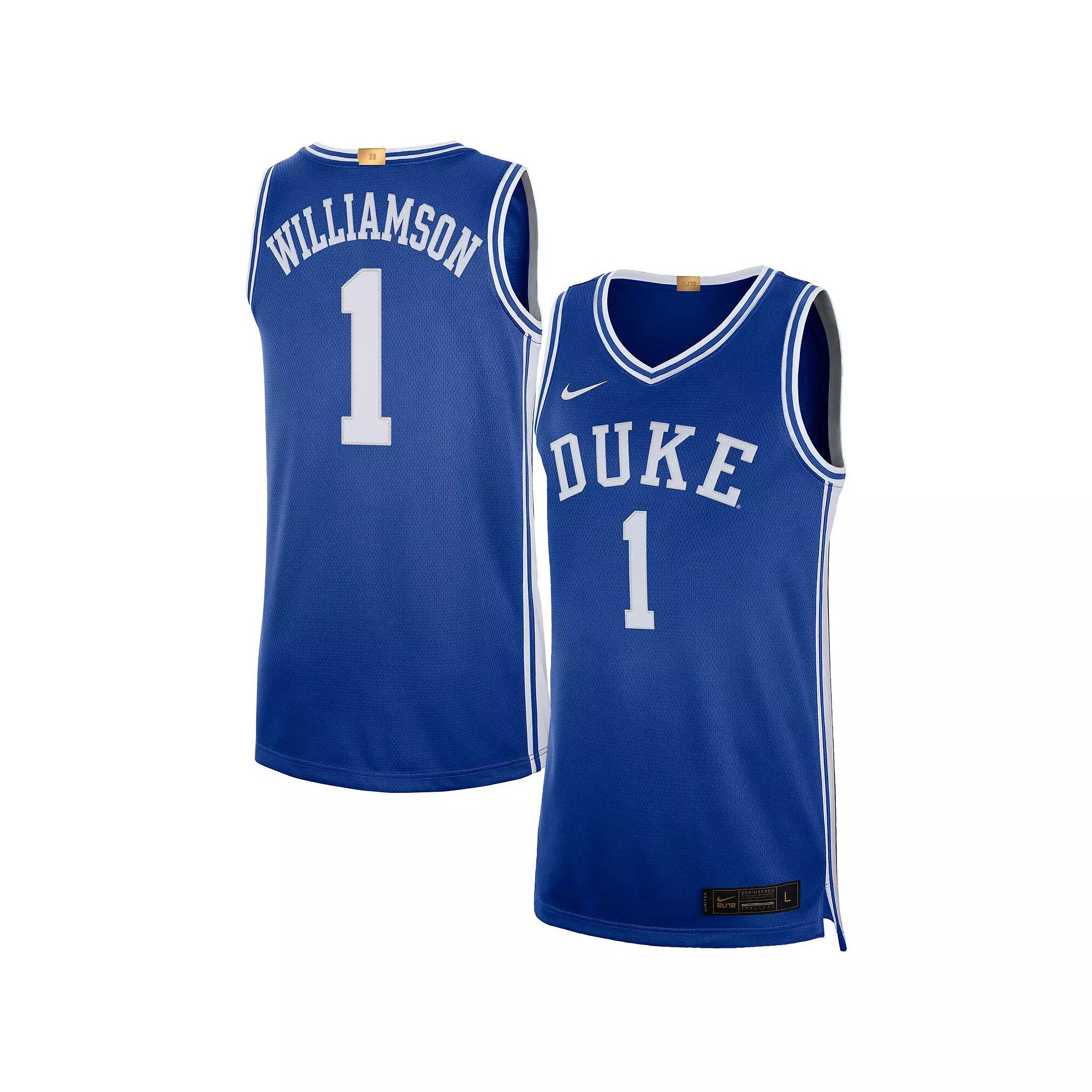 Men's Nike Zion Williamson Royal Duke Blue Devils Alumni Player Limited Basketball Jersey,  Product Image