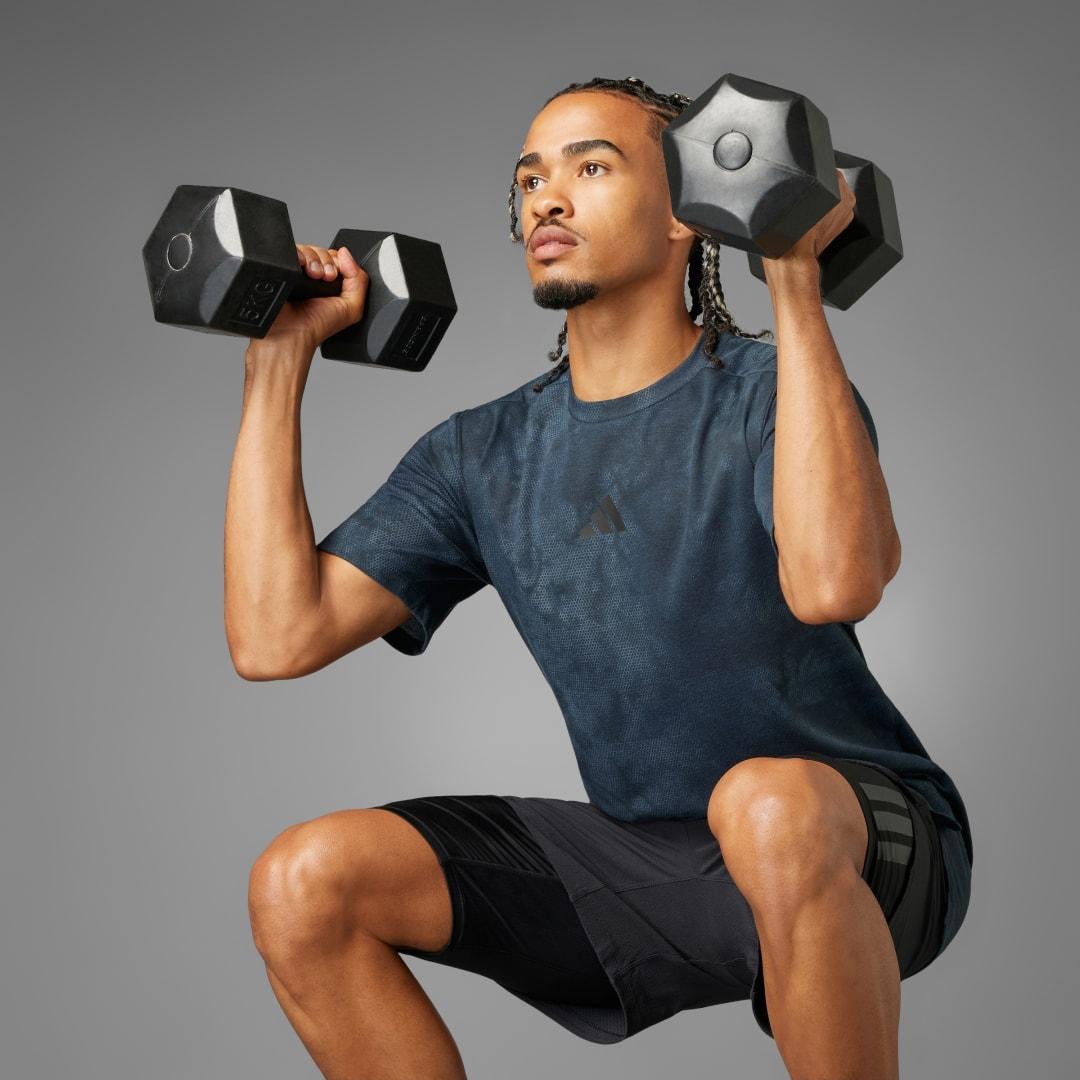 adidas Power Graphic Tee Beige 3XL Mens Product Image