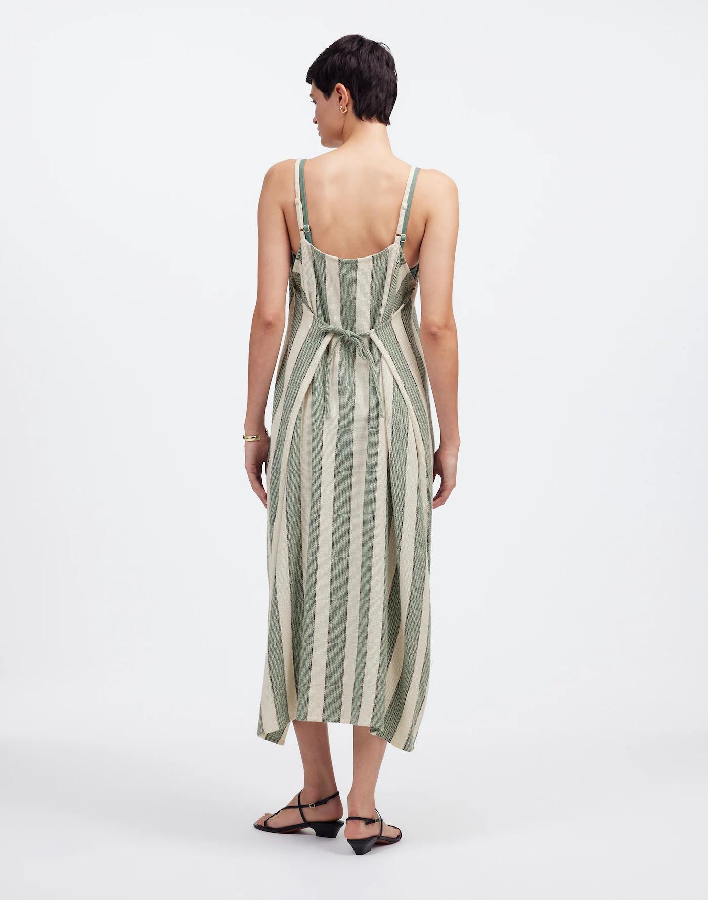 Zulu & Zephyr Eucalyptus Stripe Organic Cotton Dress Product Image