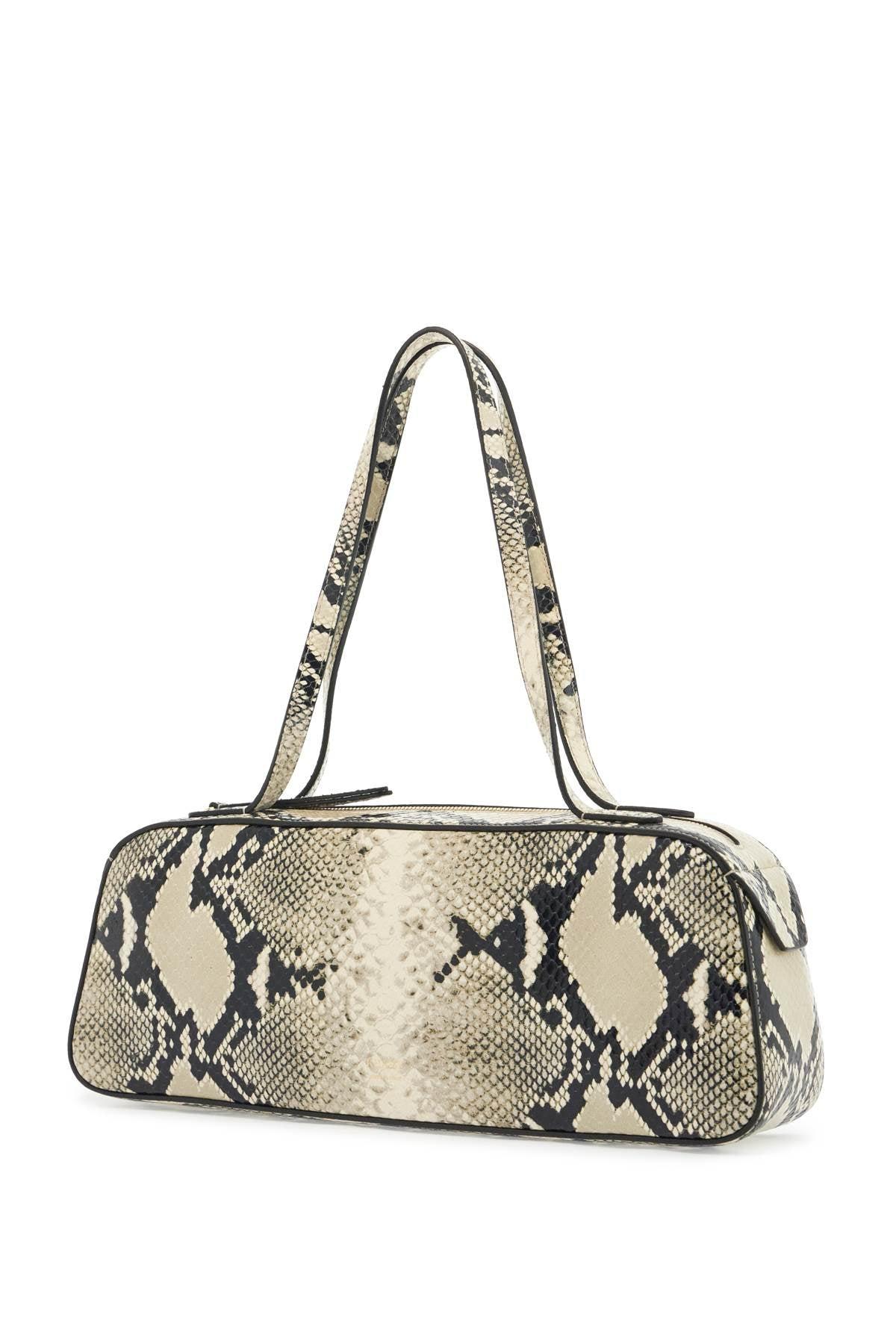 KHAITE Womens Natural Simona Snakeskin-effect Leather Shoulder Bag In Multi Product Image