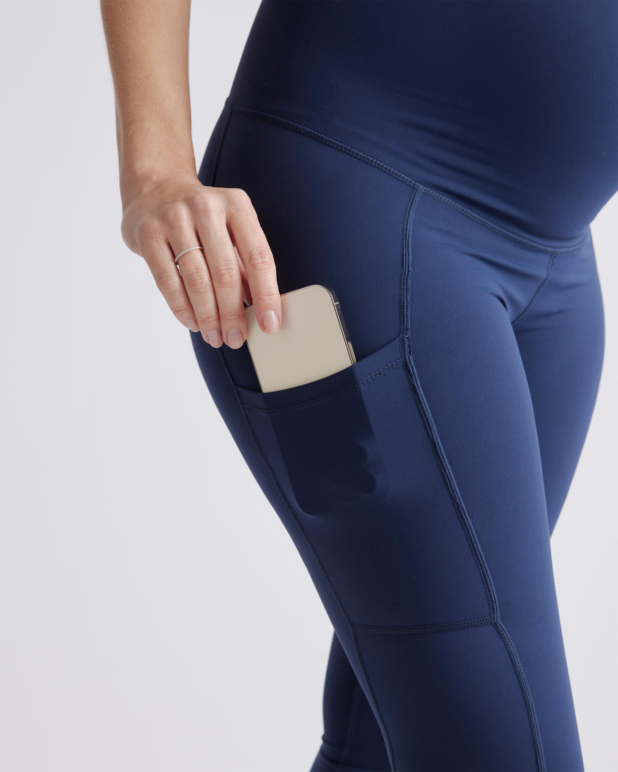 Quince | Women's Performance Maternity & Postpartum Leggings Recycled Polyester Product Image