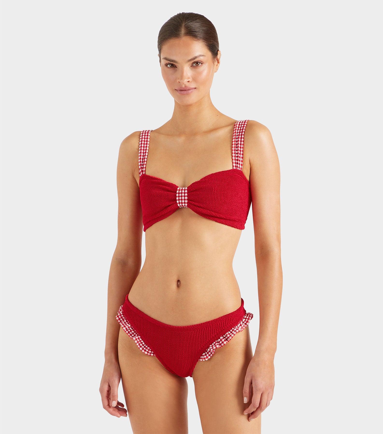 Loretta Bikini - Red Gingham Product Image