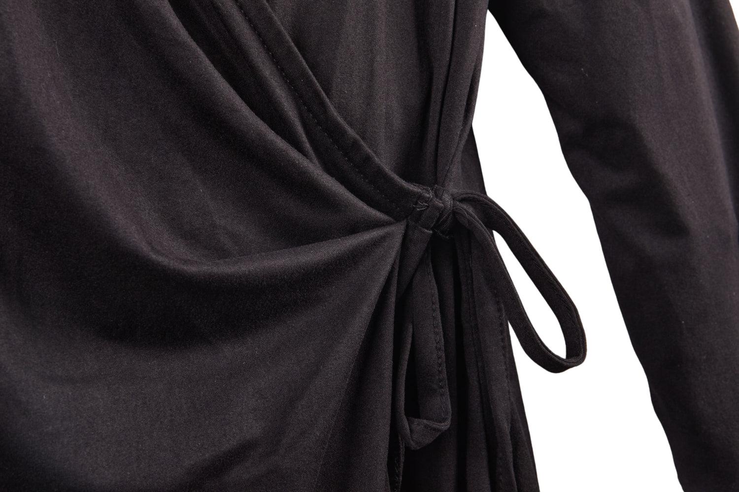 Inner Beauty Solid 3/4 Sleeve Surplice Front V-Neck Top Product Image