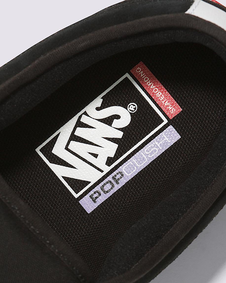 Chukka Low Sidestripe Shoe in Black| Vans US Product Image