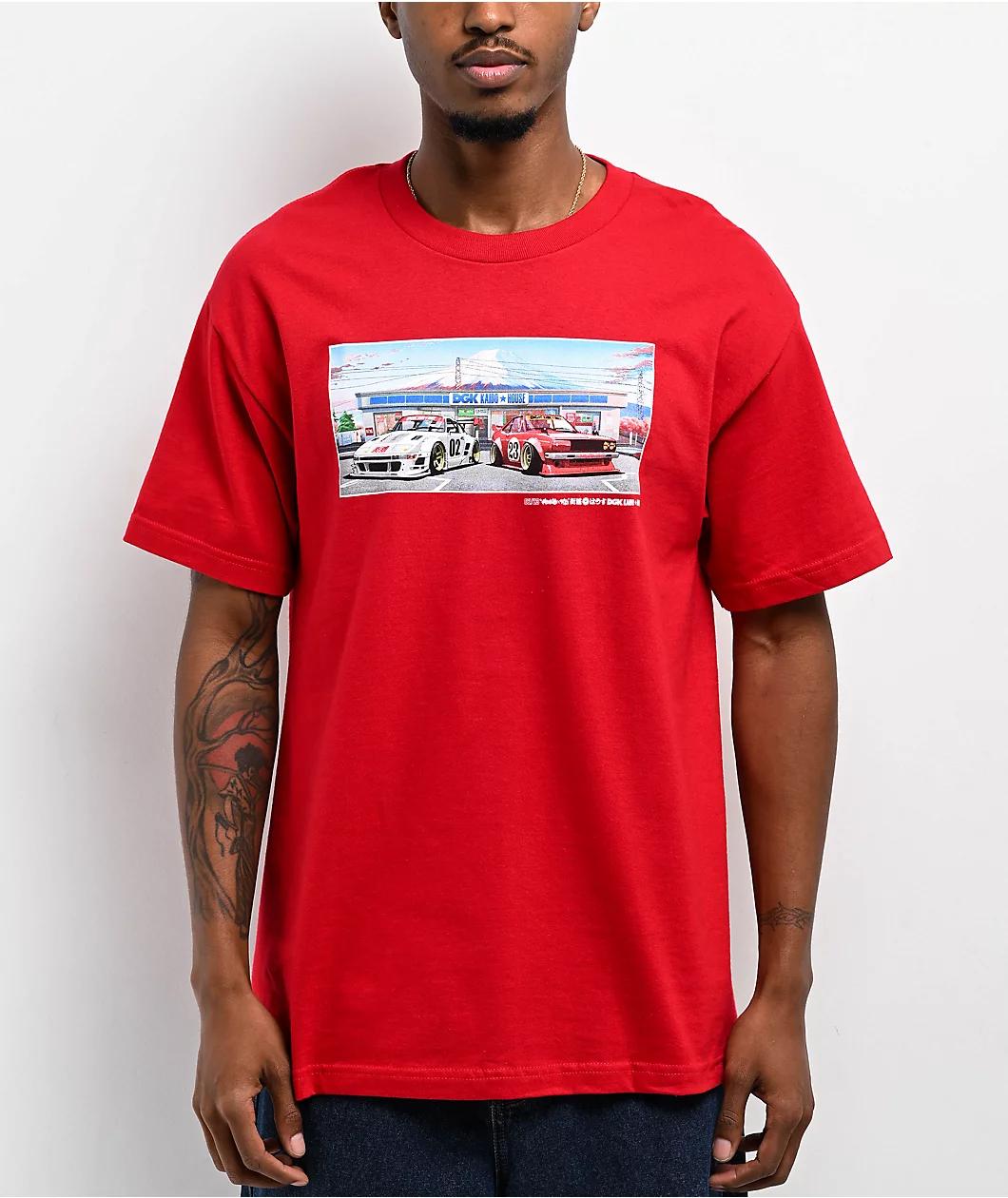 DGK x Kaido House Konbini Red T-Shirt Product Image