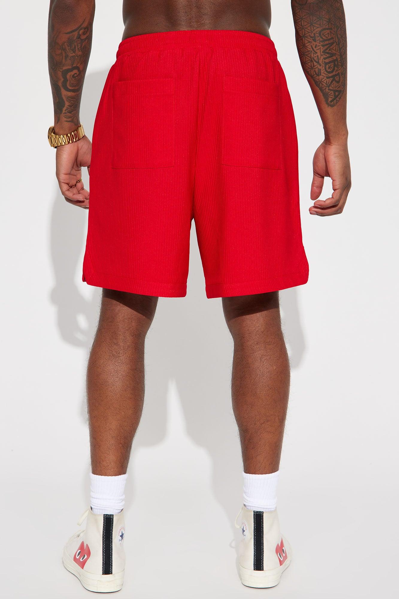 Show Up Basketball Short - Red Product Image