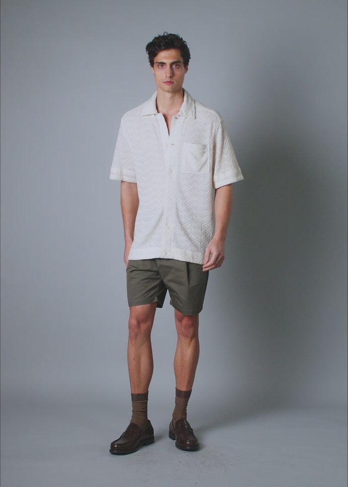 Oblique Short Olive Product Image