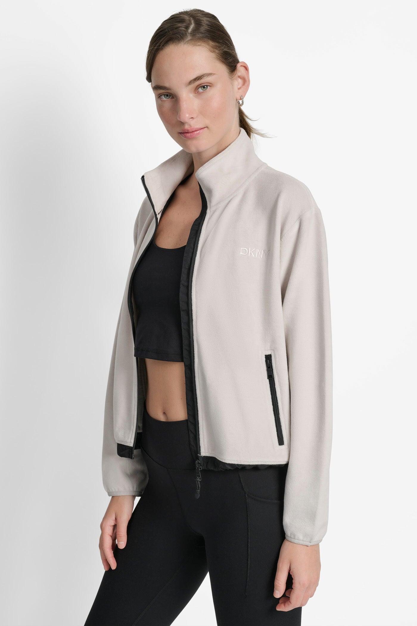 LOGO EMBROIDERED FLEECE JACKET Product Image